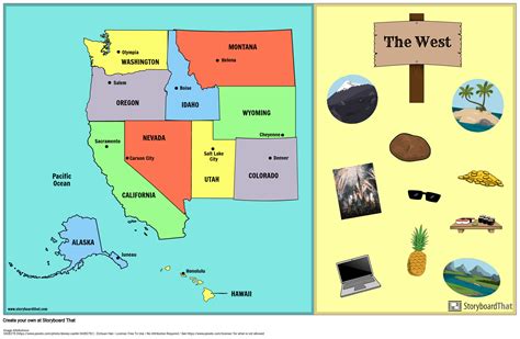 Western States And Capitals Differentiated Geography Activities Tpt Western States And Capitals Worksheet - Western States And Capitals Worksheet