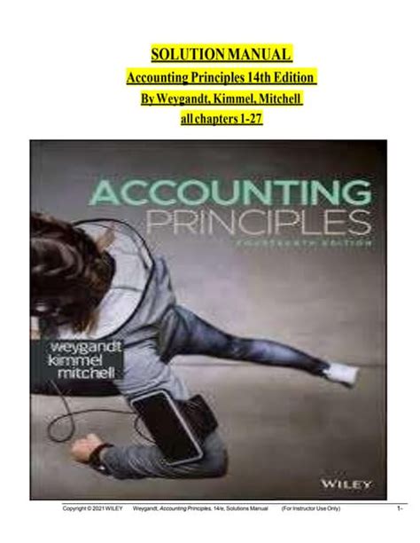 Read Weygandt Accounting Edition 10 Comprehensive Problem Answers 