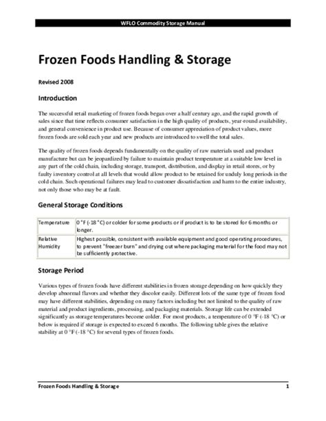 Download Wflo Commodity Storage Manual 