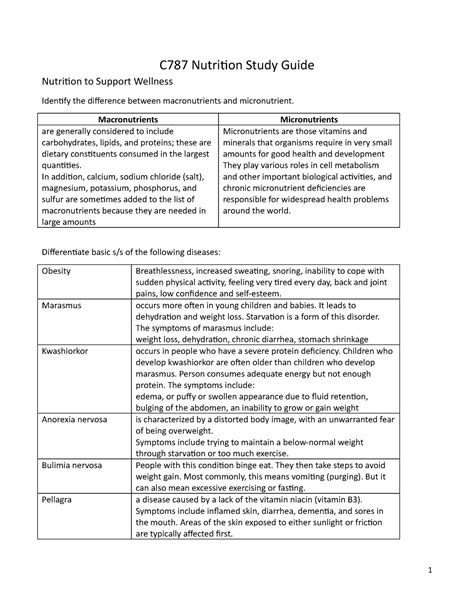Full Download Wgu Nutrition Study Guide 