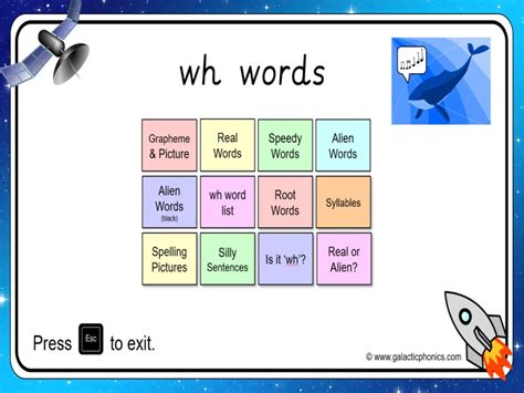 Wh Phonics Worksheets And Games Galactic Phonics Wh Words Worksheet - Wh Words Worksheet