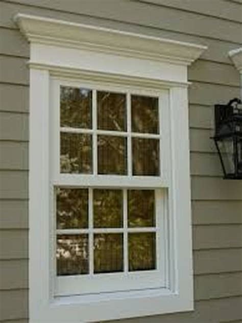What Do You Call The Molding Over An Exterior Window?