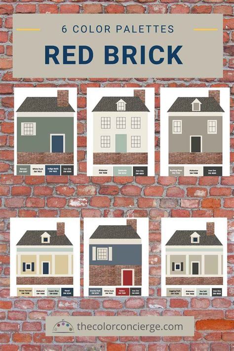 What Exterior Paint Color Goes Best With Red Brick?