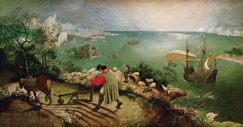 what is landscape with the fall of icarus about?