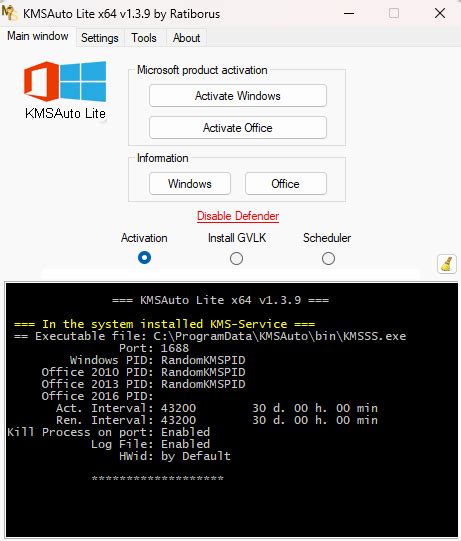  kms-auto portable  microsoft windows |KMSAuto system