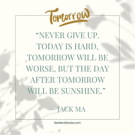 What About Tomorrow