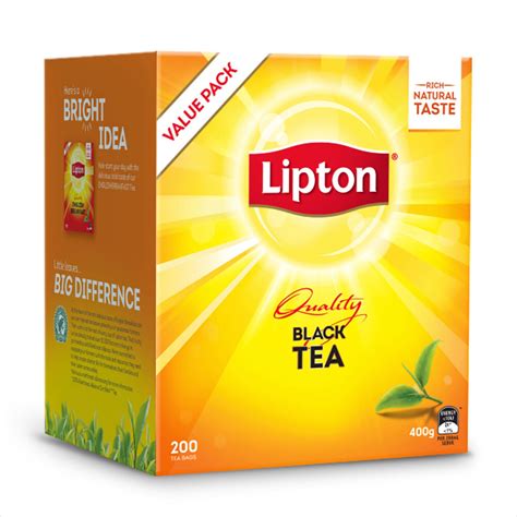 what are lipton black tea bags made of
