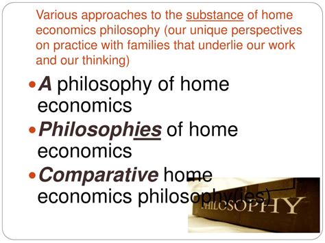 what are the philosophy of home economics? - questions.llc