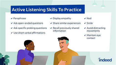 what are the skills of a good listener