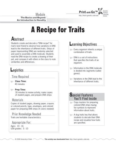 What Are Traits University Of Utah Traits Science - Traits Science