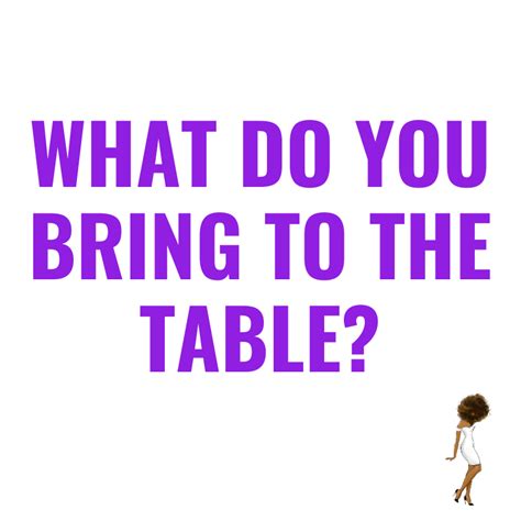 what can you bring to the table best answer