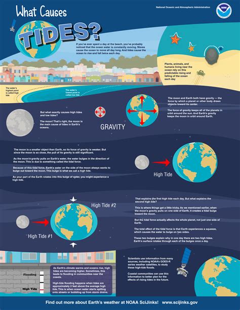 What Causes Tides Noaa Scijinks All About Weather Tides Earth Science - Tides Earth Science