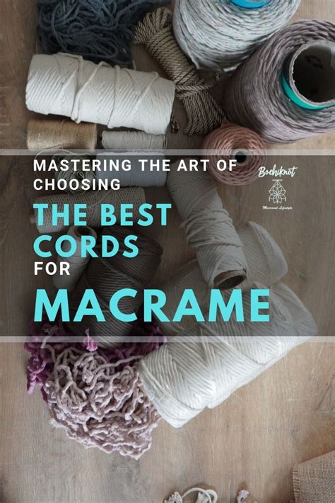 what cord is best for micro macrame