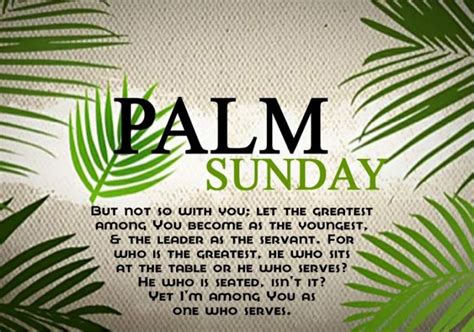 what date is palm sunday
