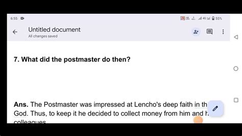 What Did The Postmaster Do Then
