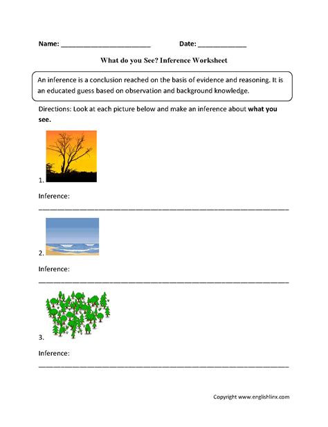 What Do You See Inferences Worksheet For 4th Inference Worksheets 6th Grade - Inference Worksheets 6th Grade