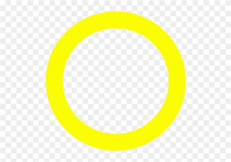 what does a hollow yellow circle mean on match
