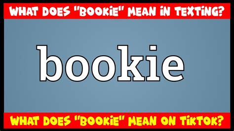 what does bookie mean