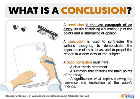 What Does Conclusion Mean