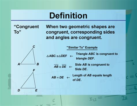 What Does Congruent Mean