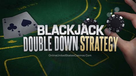 what does double down mean in blackjack