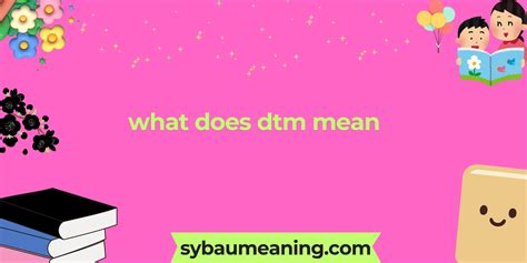 What Does Dtm Mean In Texting