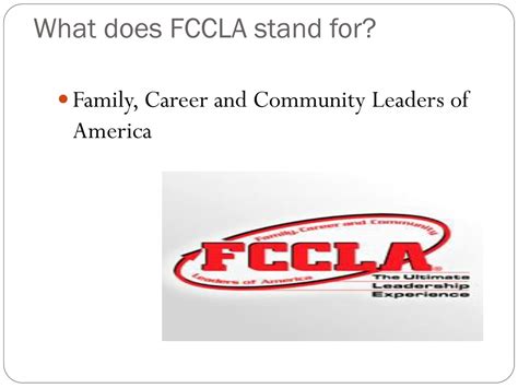 What Does Fccla Stand For