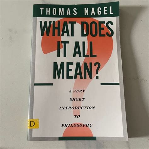What Does It All Mean Book