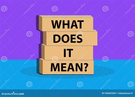 what does it mean