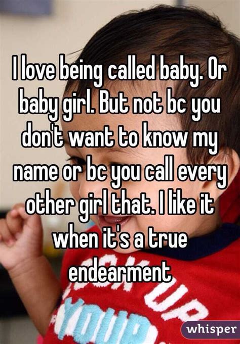 what does it mean to be called baby girl