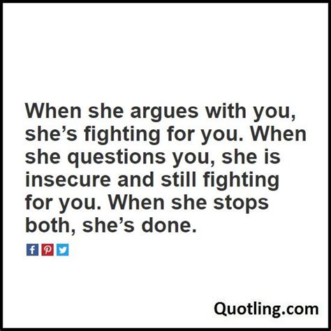 what does it mean when a girl always argues with you