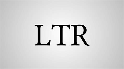 what does ltr stand for in shoes