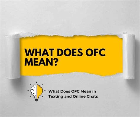 What Does Ofc Mean