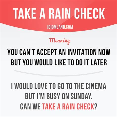 what does rain check mean in dating history