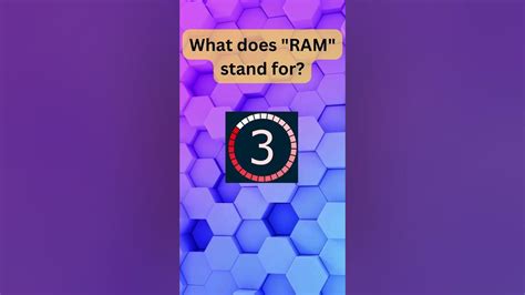 What Does Ram Stand For