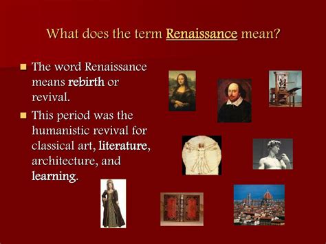 What Does Renaissance Mean