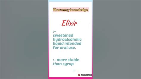 What Does The Word Elixir Mean