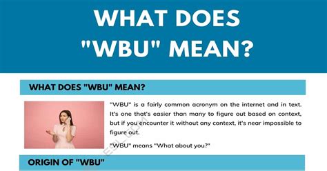 What Does Wbu Mean