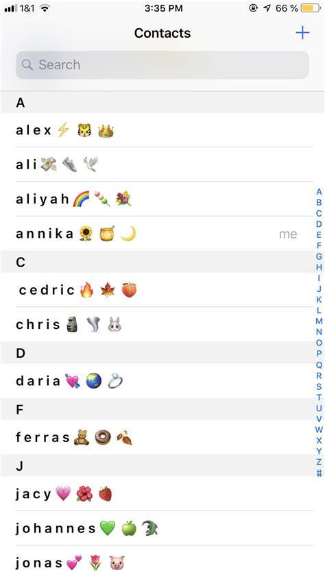 what emojis to put next to your girlfriends name