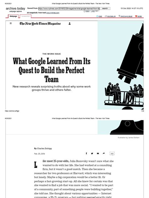 What Google Learned From Its Quest To Build The Perfect