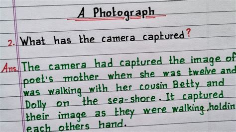 What Has The Camera Captured