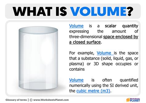 What Is A Definition Of Volume In Science Volume In Science - Volume In Science
