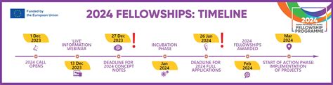 what is a fellowship application timeline