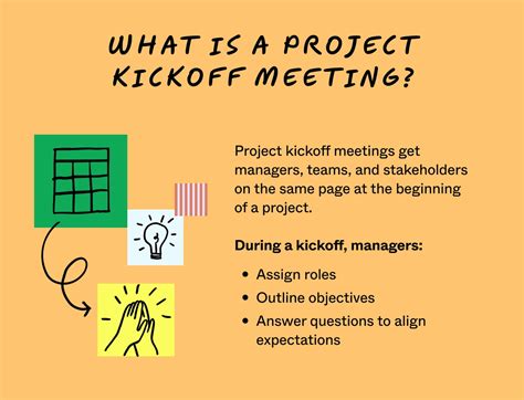 what is a kick-off meeting date mean