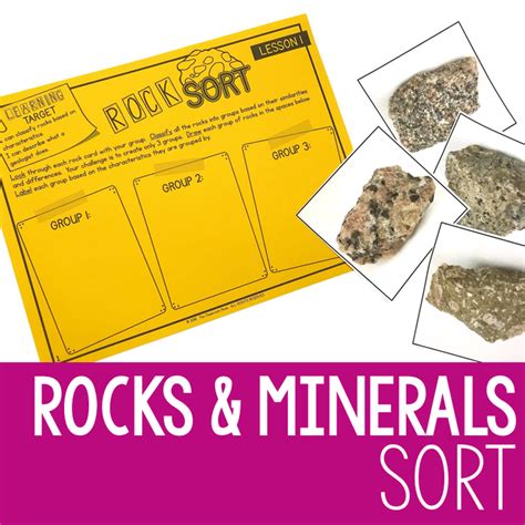 What Is A Mineral Sorting Activity Middle School Minerals Worksheet Middle School - Minerals Worksheet Middle School