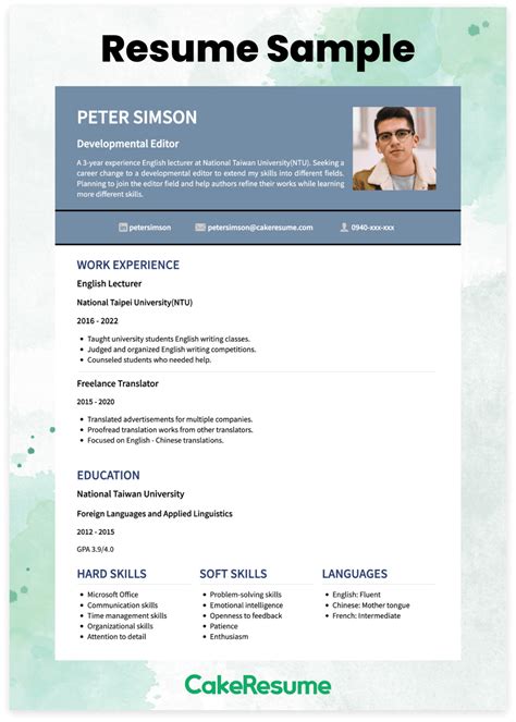 WHAT IS A RESUME：US Resume Format American Style Resume Template - Zety