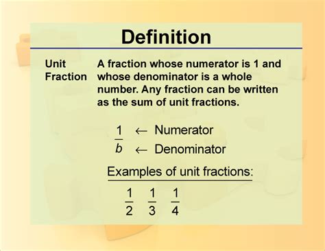 What Is A Unit Fraction Definition Non Unit Unit Rate With Fractions - Unit Rate With Fractions