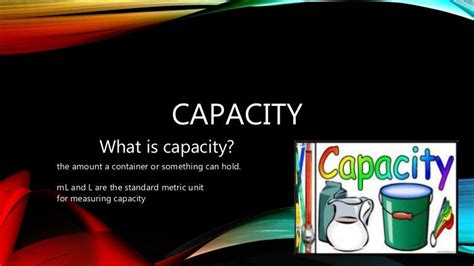 What Is Capacity Powerpoint Teacher Made Twinkl Teaching Capacity To Kindergarten - Teaching Capacity To Kindergarten