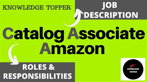 What Is Catalog Associate In Amazon