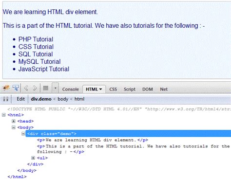 what is div element in html